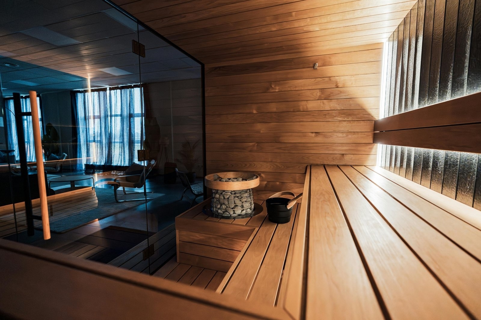 Indoor Saunas detail