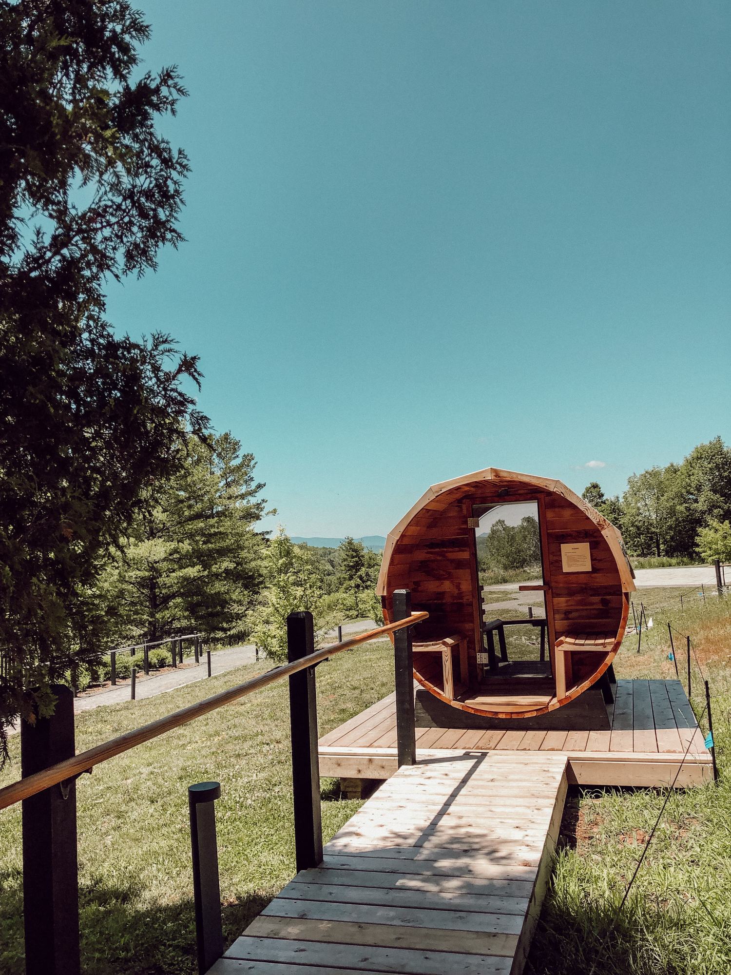 Sauna build detail